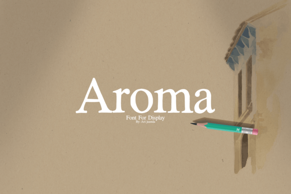Aroma Typeface: Blending Digital Precision with Classic Serif Elegance