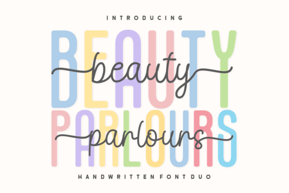 Beauty Parlours Duo: Crafting Visual Harmony with a Font Pairing
