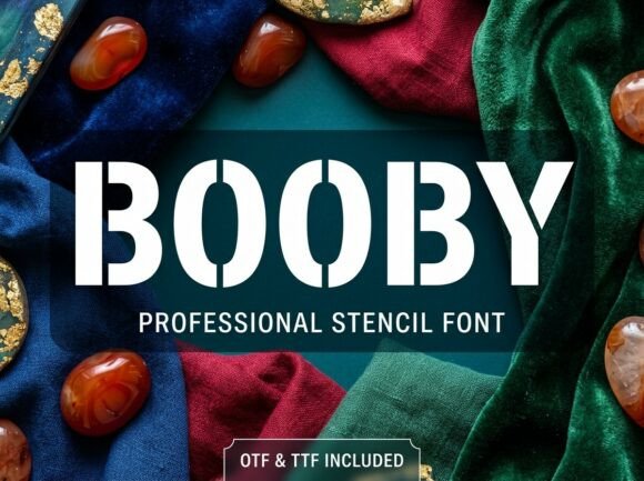 Booby: The Industrial Typeface Built for Impact