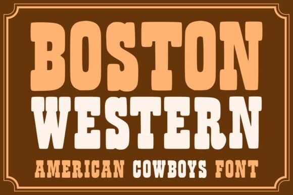 Boston Western: Capturing the Frontier Spirit in Every Letter