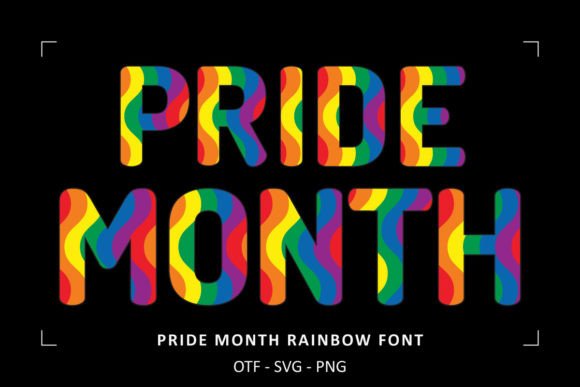 Celebrate Identity with the Pride Month Rainbow Typeface