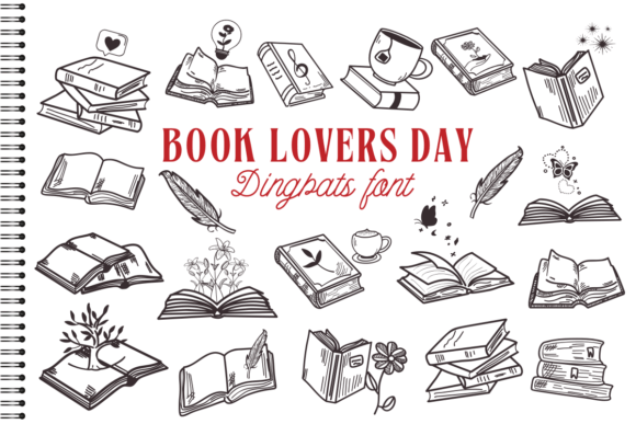 Celebrate Reading: The Book Lovers Day Font Collection