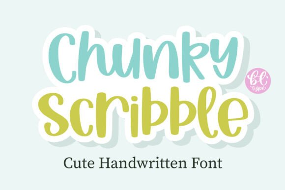 Chunky Scribble: A Playful Font for Modern Branding