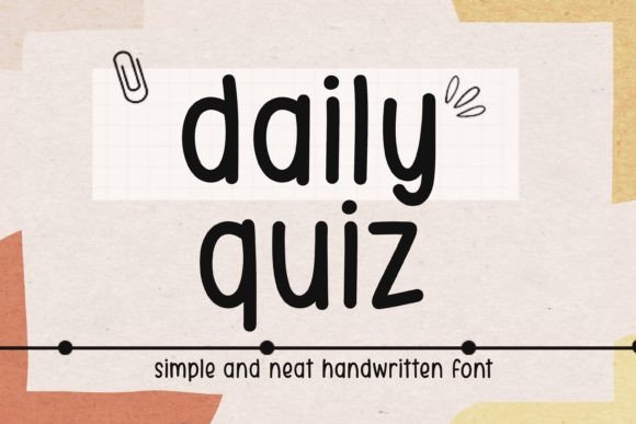 Daily Quiz: The Handwritten Font for a Personal Touch