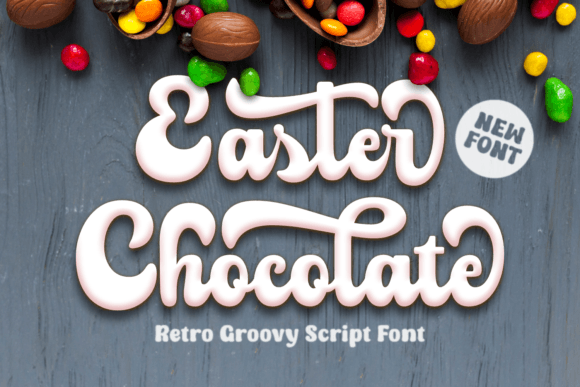Easter Chocolate: A Handwritten Font That Brings Warmth to Your Designs
