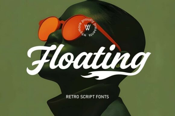 Floating Retro Script: Bold Personality for Unforgettable Design