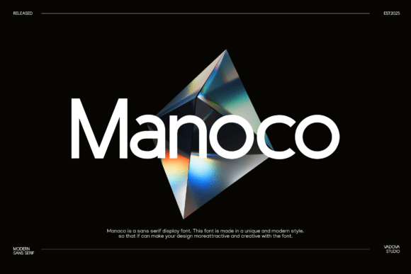 Manoco: The Typeface for Modern Brands That Demand Clarity