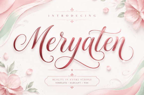 Meryaten: Weaving Luxury into Every Letterform