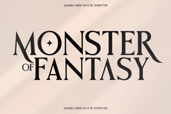 Monster of Fantasy: A Typeface for Bold, Modern Branding