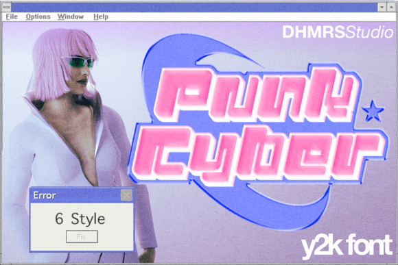 Punk Cyber: The Y2K Typeface That Brings the Party