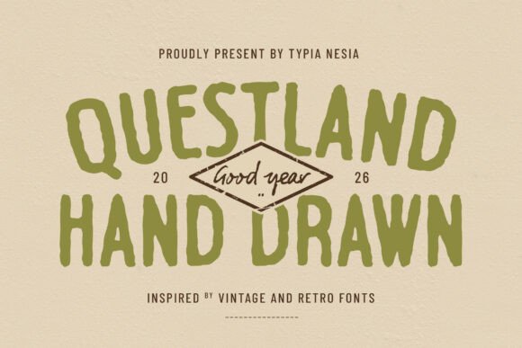 Questland: The Hand-Drawn Typeface for Authentic Branding