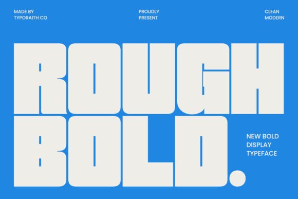 Rough Bold: The Display Typeface for Unforgettable Brands