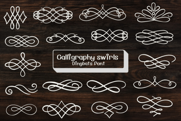 The Sketched Elegance of Calligraphy Swirls for Your Projects