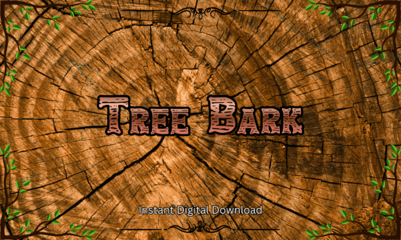Tree Bark Font: A Rustic Typeface for Wilderness Projects