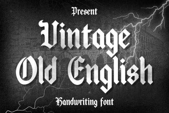 Vintage Old English: The Blackletter Font for Bold Branding